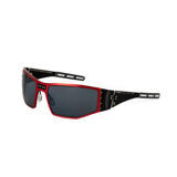 Klausen - Die Helmbrille mit Kanten rot